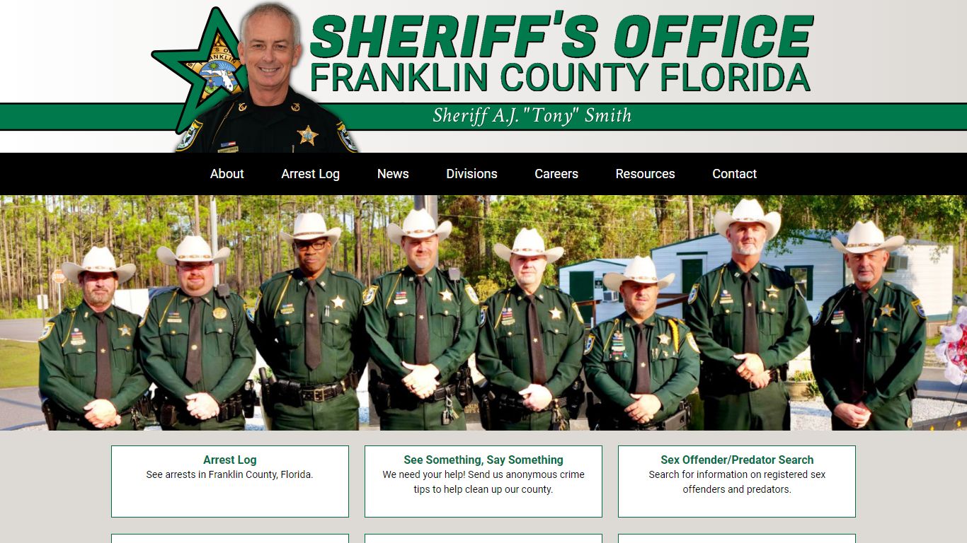 Franklin County Florida Sheriff's Office - Arrest Log